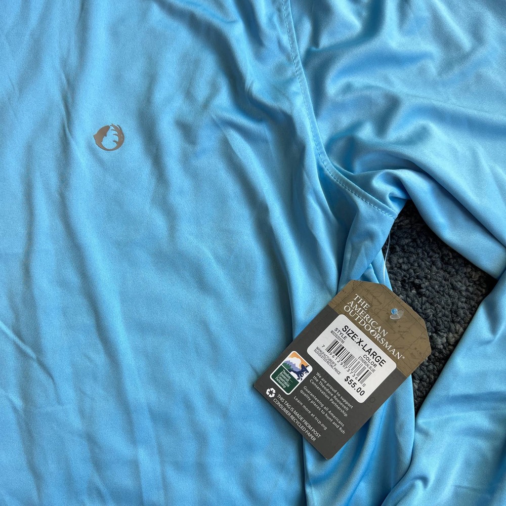 The American Outdoorsman Blue Activewear Sweatshirt NEW Men's Size XL - Picture 2 of 6
